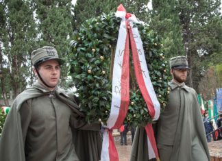 brigata sassari commemorazione caduti guerre 2019 sacrario militare cossiga segni presidenti repubblica