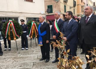 alghero celebrazione caduti prima guerra mondiale unità d'italia forze armate