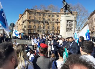 air italy ugl manifestazione roma 20 febbraio 2020