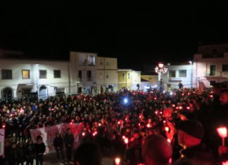 femminicidio fiaccolata sorso