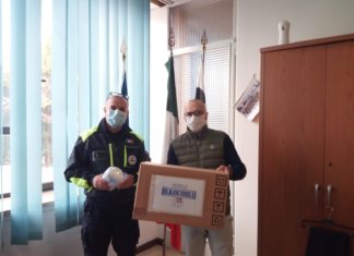 mascherine donazione tifosi dinamo sassari