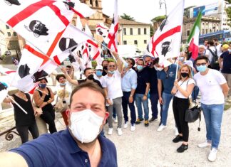 manifestazione lega sardegna