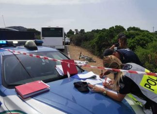 ciclista investito sassari